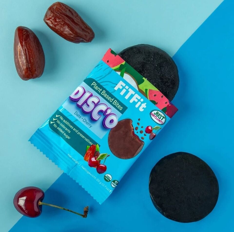 FitFit Disc'o Hurma Vişne Kakao Meyve Diski Glutensiz Doğal Atıştırmalık 20GR X 24 ADET