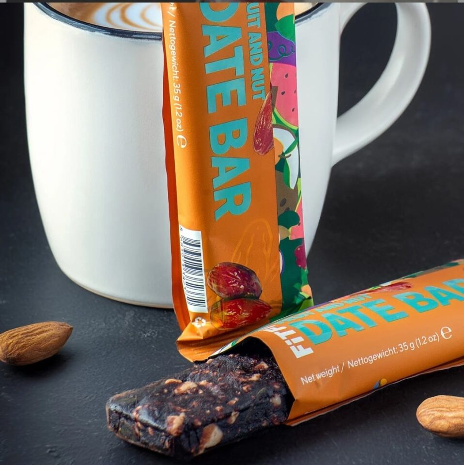 FitFit Meyve Barı Mix Paket Yüksek Proteinli, Glutensiz Doğal ve Sağlıklı Atıştırmalık 8 ADET