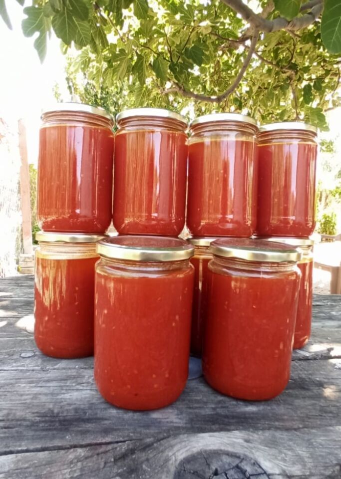 10 Kavanoz Domates rende sos