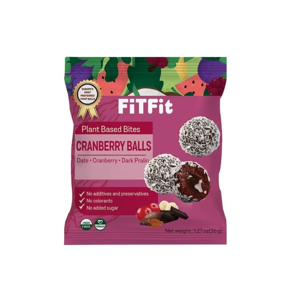 FİTFit Cranberry Meyve Topları 36gr X 1 ADET