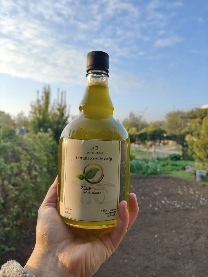 1 Lt ZELFnatural Erken Hasat Domat Zeytinyağı – Sınırlı Üretim Premium Lezzet