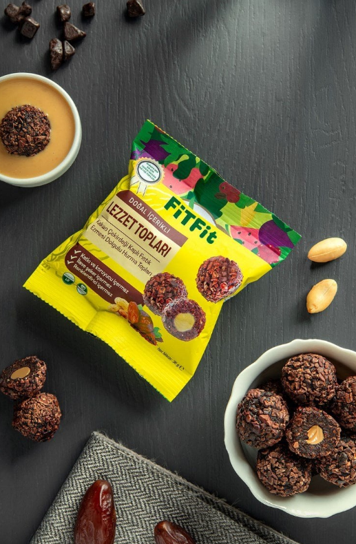 FitFit Lezzet Topları Deneme Paketi 5’li – 5 Farklı Çeşit 36 gr x 5 ADET