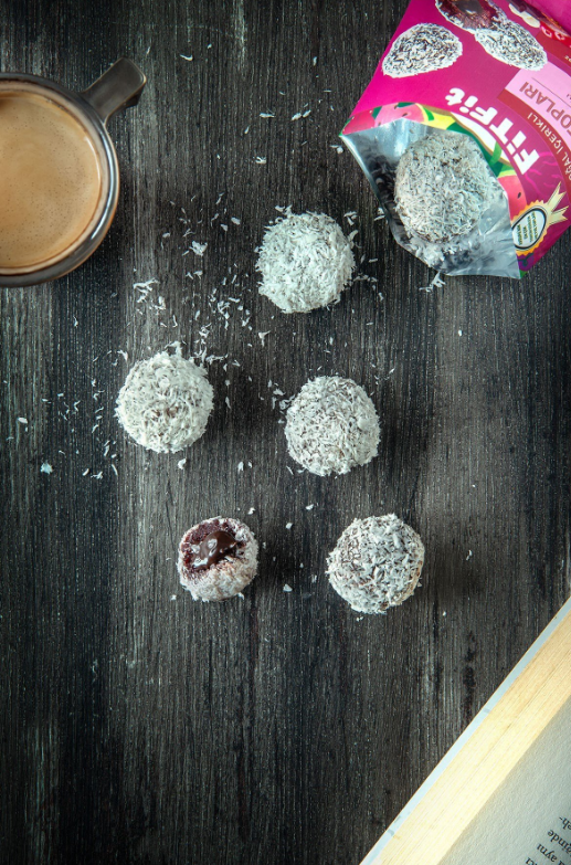 FitFit Cranberry Meyve Topları, Doğal Atıştırmalık 36 gr X 5 ADET